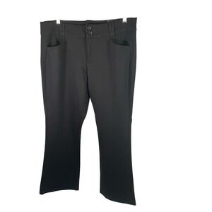 Torrid Studio Luxe Ponte Trouser Boot Mid-Rise Pants Black Womens 18 Regular New